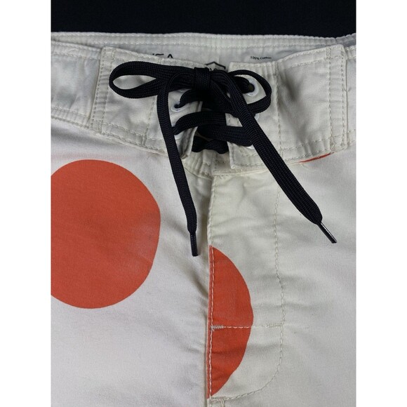 RVCA MENS ARTIST NETWORK PROGRAM POLKA DOT SWIM TRUNKS BOARD SHORTS SIZE 30 - Picture 2 of 16